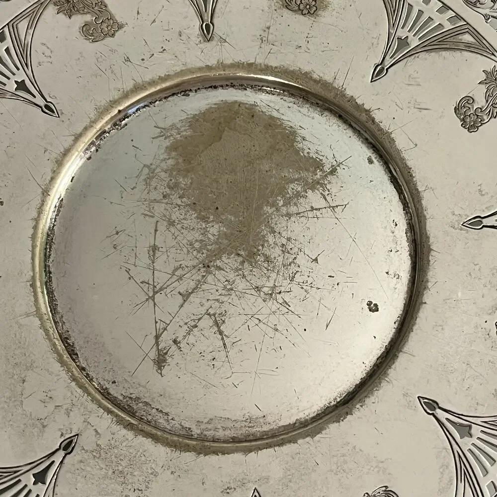 Vintage Benedict 1112 Silver Plate Serving Dish 10